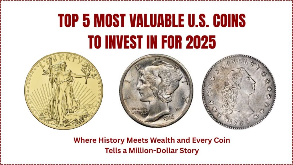 Top 5 Most Valuable U.S. Coins to Invest In for 2025